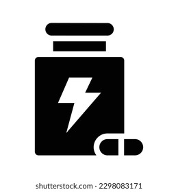 gráfico vectorial de ilustración de icono de glifo suplementario