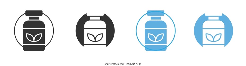 Icono de suplemento. Plantilla de diseño de iconos gráficos