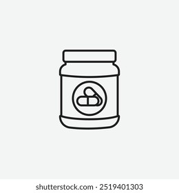 Supplement icon isolated on white background