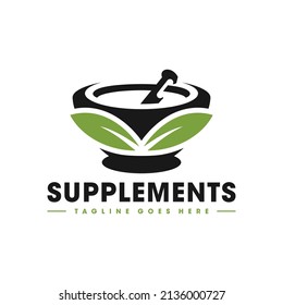 supplement illustration logo design your company