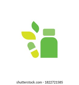supplement vector logo design template