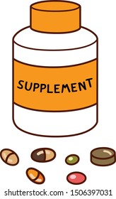 supplement, vitamin supplements and capsule