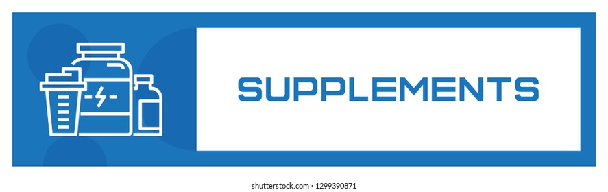 Supplements Icon Concept