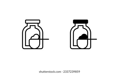Supplements icon design with white background stock illustration