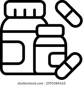 Supplements Icon Element For Design And Vector