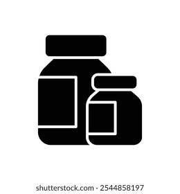 supplements icon vector design template simple and clean