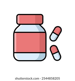 supplements icon vector design template simple and clean
