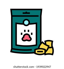 supplements for pet color icon vector. supplements for pet sign. isolated symbol illustration