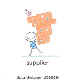 supplier carries goods