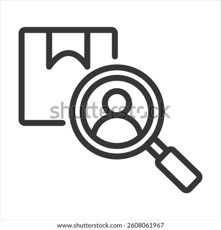 Supplier Evaluation Outline Icon Vector Illustration