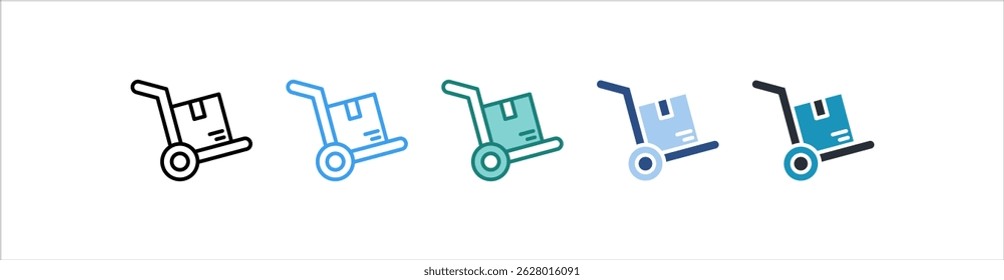 Supplier Icon In Different Style Vector