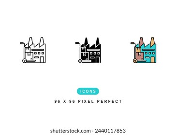 Supplier Icon. Product Parcel Distribution Pictogram Graphic Illustration. Isolated Simple Line Icon For Infographic, App and Web Button.