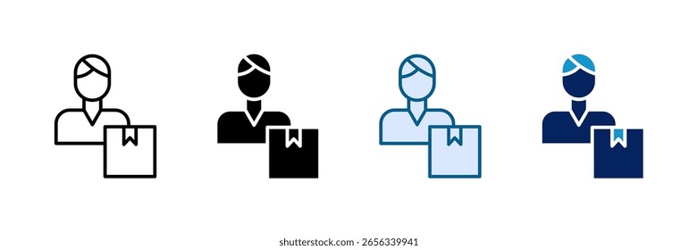 Supplier Icon Set Multiple Style Collection