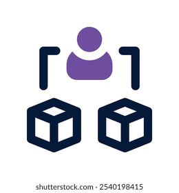 Icono de Vector de doble tono para su Sitio web, móvil, presentación y diseño de logotipo.
