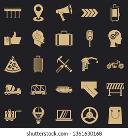 Supplier icons set. Simple set of 25 supplier vector icons for web for any design