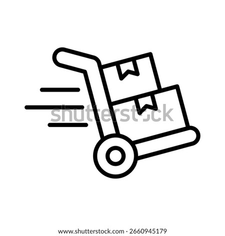Supplier line icon vector illustration