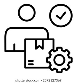 Supplier Performance Icon Element For Design