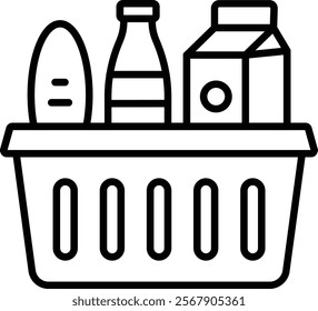 Supplies vector icon. Can be used for printing, mobile and web applications.