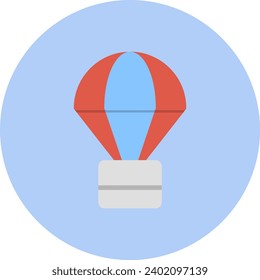 Supplies Vector Icon Flat Circle Style