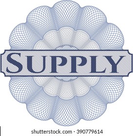 Supply abstract rosette