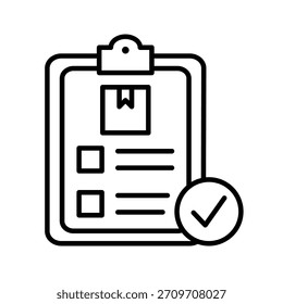 Ilustración vectorial de iconos de esquema de datos de cadena de suministro