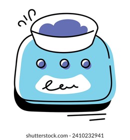 Supply Chain and Delivery Doodle Icon