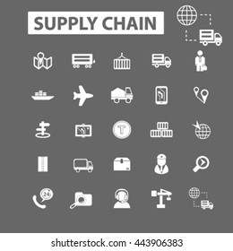 supply chain icons