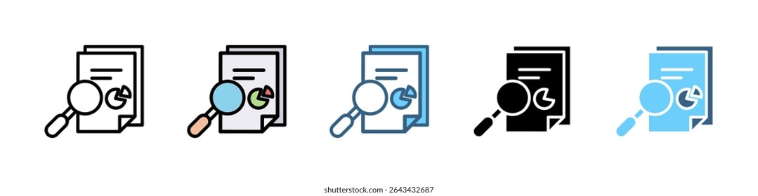 Conjunto de iconos de GESTIÓN DE LA CADENA DE SUMINISTRO con varios estilos y colores