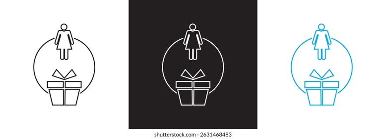 Supply chain related icon. Vector for websites, mobile interfaces, presentations, banner, visual branding etc. Vector illustration. isolated on white and black background. EPS 10