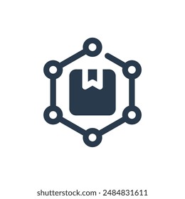 Supply Chain Vector Icon Illustration