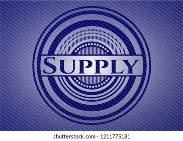 Supply denim background