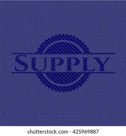 Supply denim background