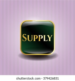 Supply gold emblem