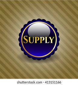 Supply golden badge