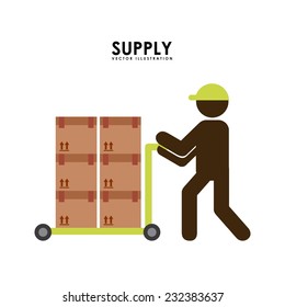 supply graphic design , vector illustration