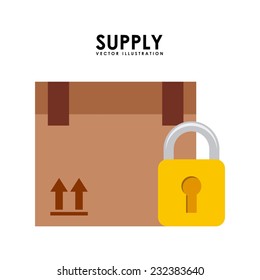supply graphic design , vector illustration
