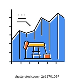 supply oil industry color icon vector. supply oil industry sign. isolated symbol illustration
