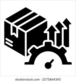 Supply Optimization Icon Element For Design