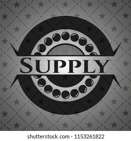 Supply realistic dark emblem