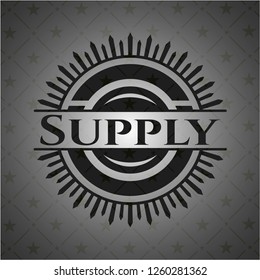 Supply realistic dark emblem