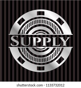 Supply silver emblem or badge