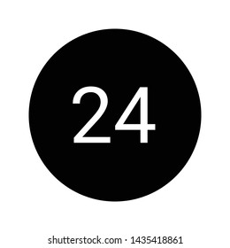 support 24 glyph flat vectoricon