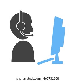 Support Agent Working