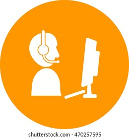Support Agent Working