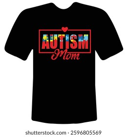 "Support Autism Awareness Day! 💙 Wear a T-shirt that spreads love, inclusion, and understanding. Celebrate every unique mind! #AutismAwarenessDay"