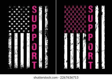 Support Breast Cancer Awareness Design