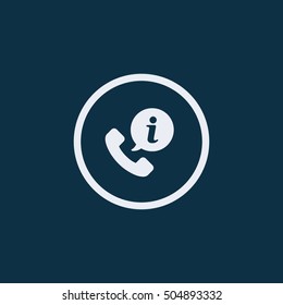 Support, call center handset Icons Quote speech bubble. Frame for text square