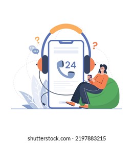 The Support Center illustration concept	