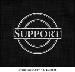 Support chalk emblem
