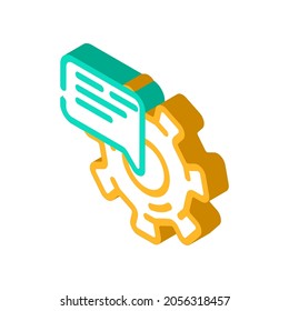 soporte para el vector de iconos isométricos de comunicación. señal de comunicación de soporte. ilustración de símbolo aislado